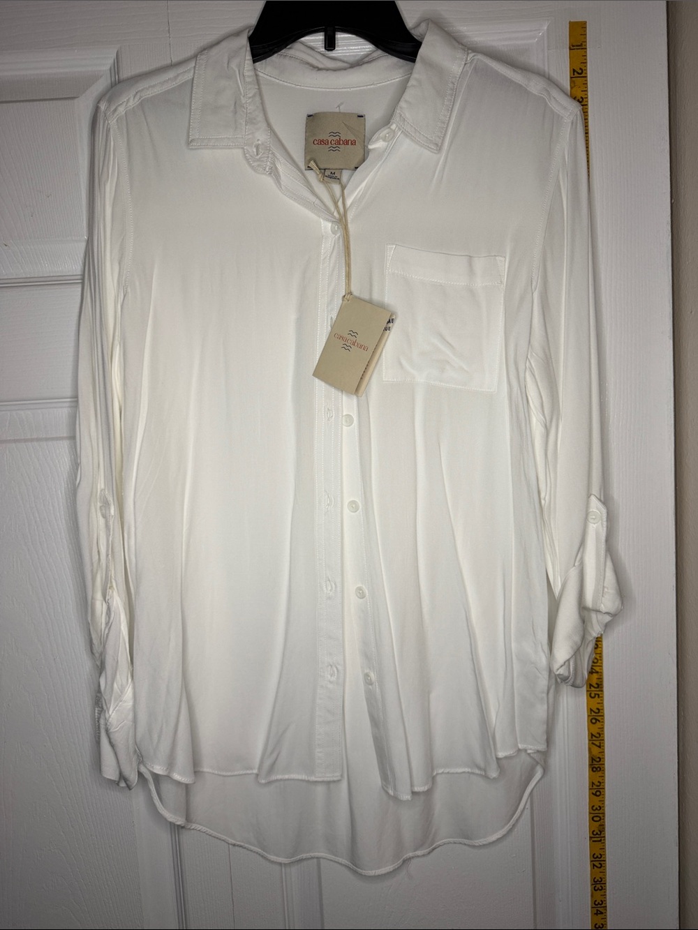 Casa Cabana White Button-Up Shirt